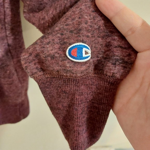 Champion Vintage Red Hoodie, Size medium - Picture 6 of 8